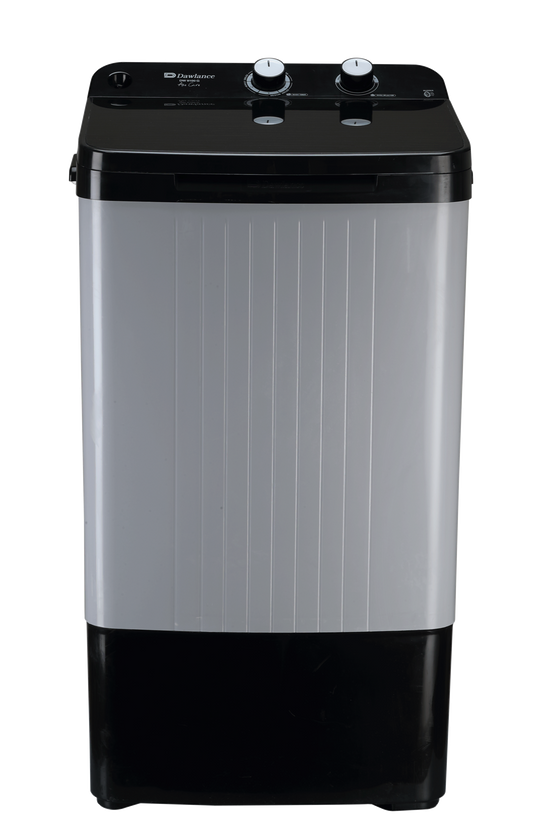 DAWLANCE SingleTub Washing Machine DW-9100 GLASS LID (BLACK/GREY)