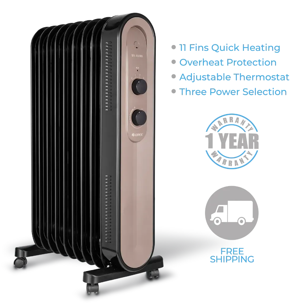 GREE  Oil Filled, Electric Heater GEH18-2200C