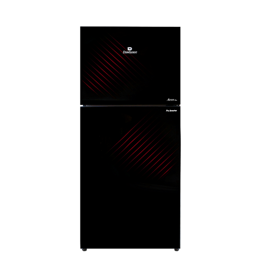 DAWLANCE Glass Door, Inverter Pro Refrigerator REF 9193 Acce Pro Crimson Red