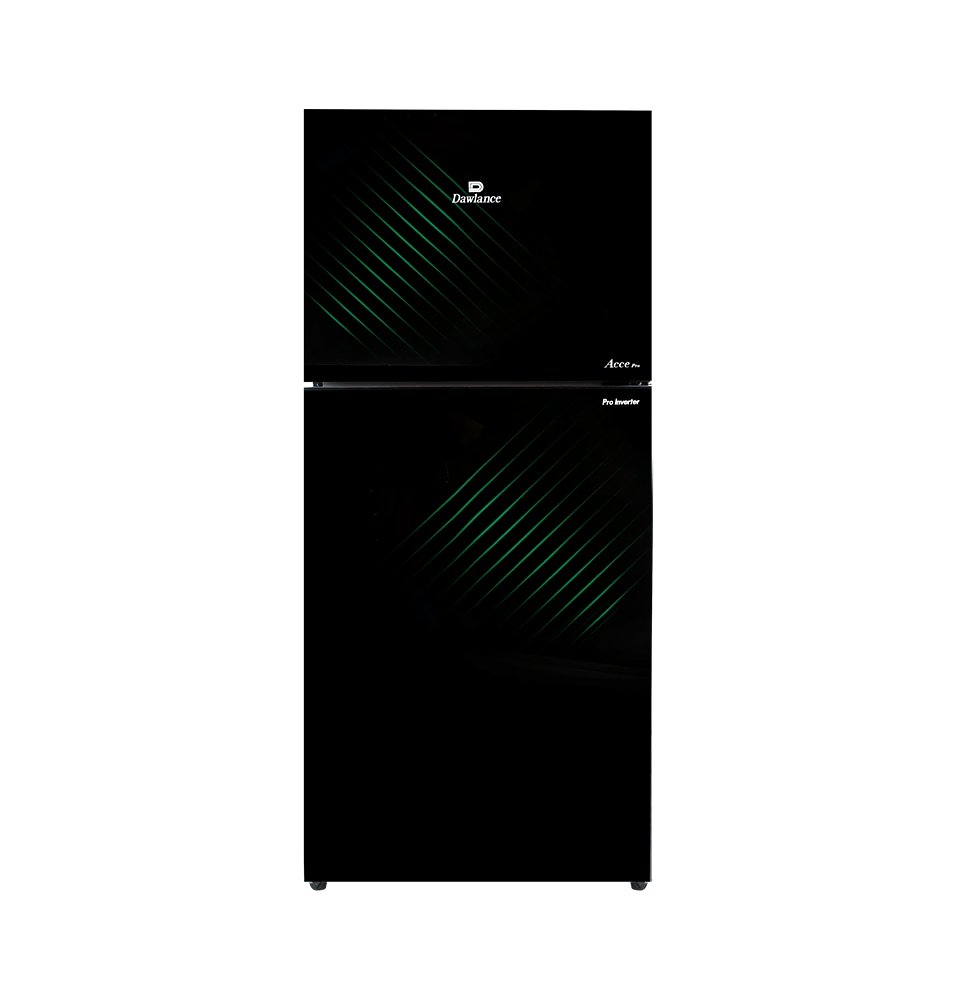 DAWLANCE Glass Door, Inverter Pro Refrigerator REF 9191WB Acce Pro Meadow Green