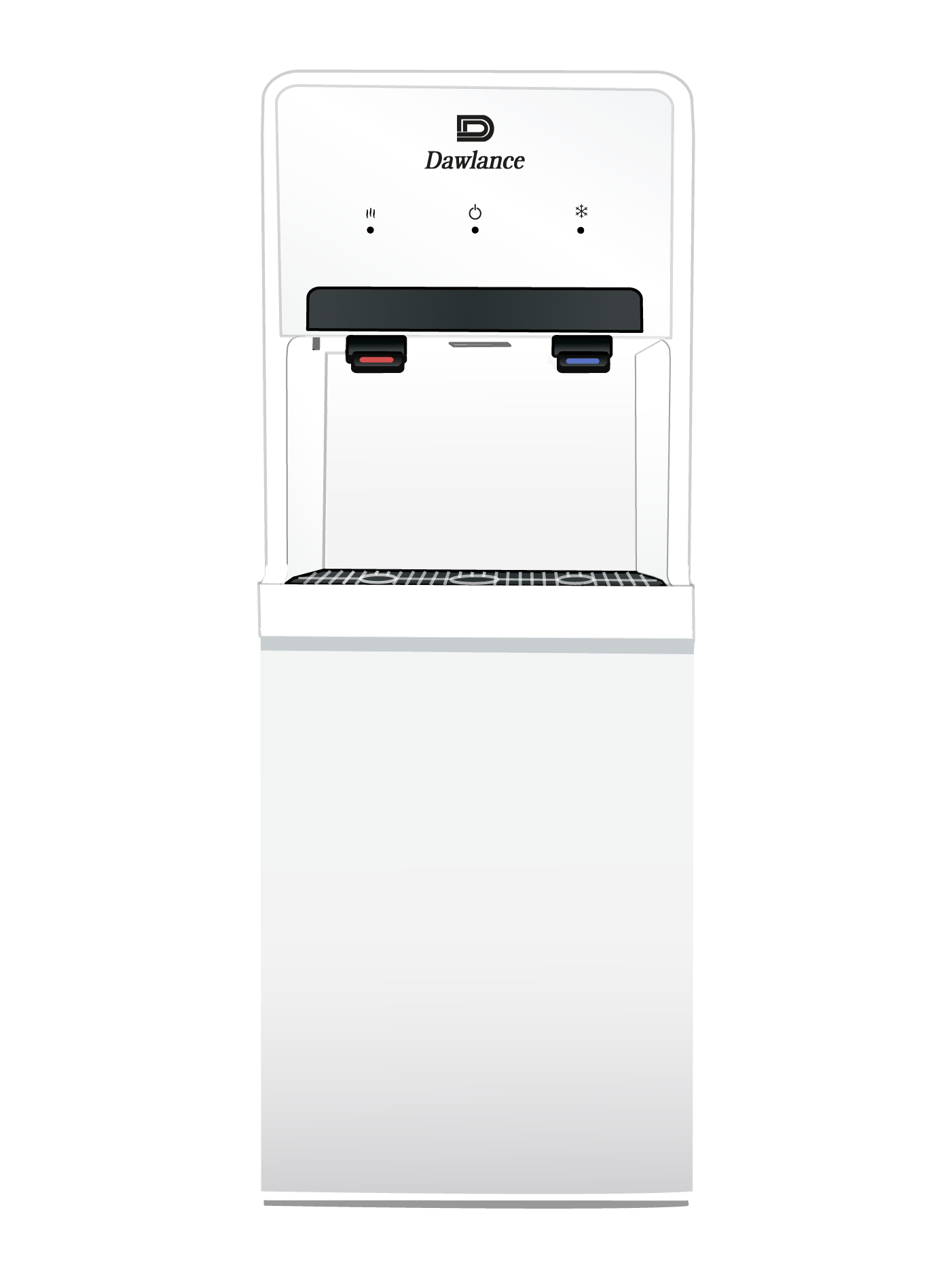 DAWLANCE 2 Taps Water Dispenser WD 1060 FP White ( without Fridge)