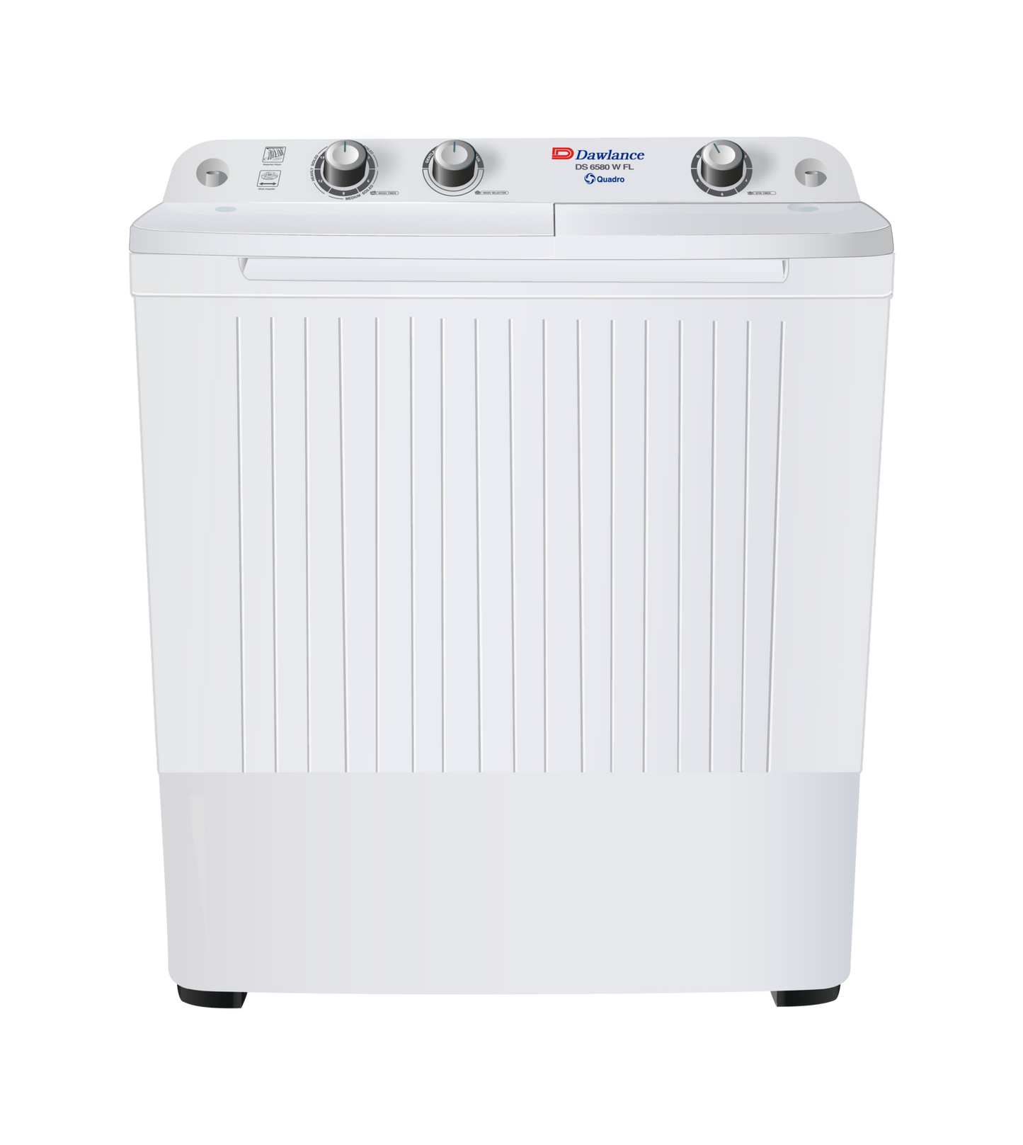 DAWLANCE Twin Tub Washing Machine DW-6580 W FL DAWLANCE