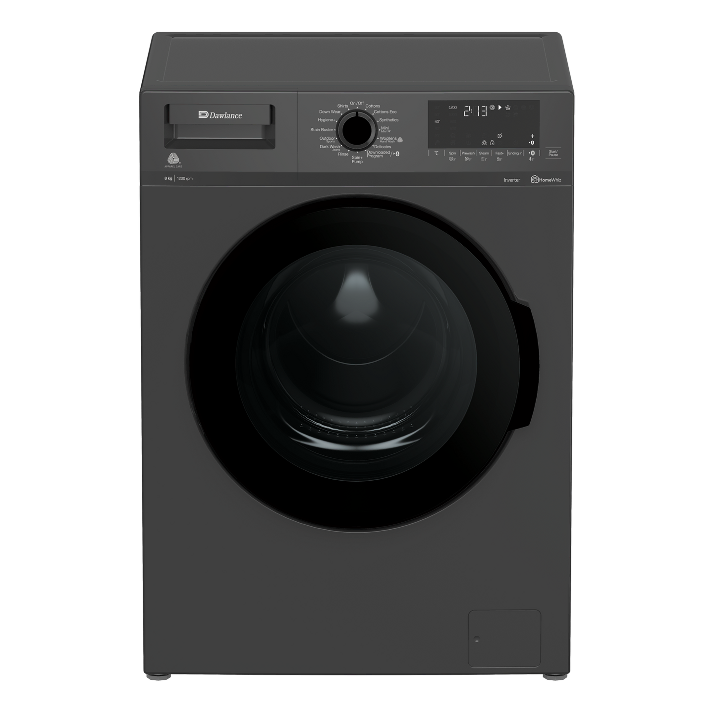DAWLANCE Fully Automatic, Front Load Washing Machine DWF 8200 X INV (ANTHRACITE)