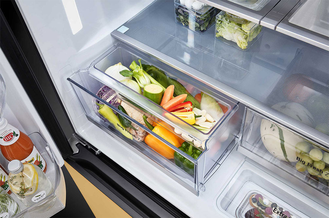 LG GR-A34FDMKJ refrigerator interior